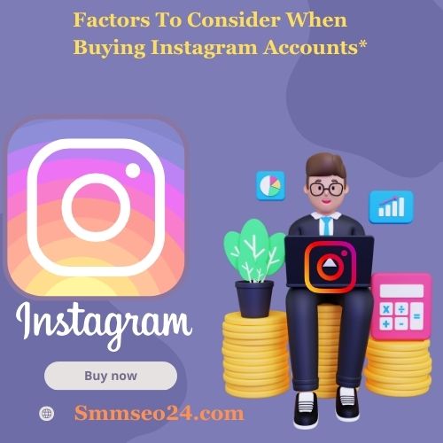 Factors To Consider When Buying Instagram Accounts*