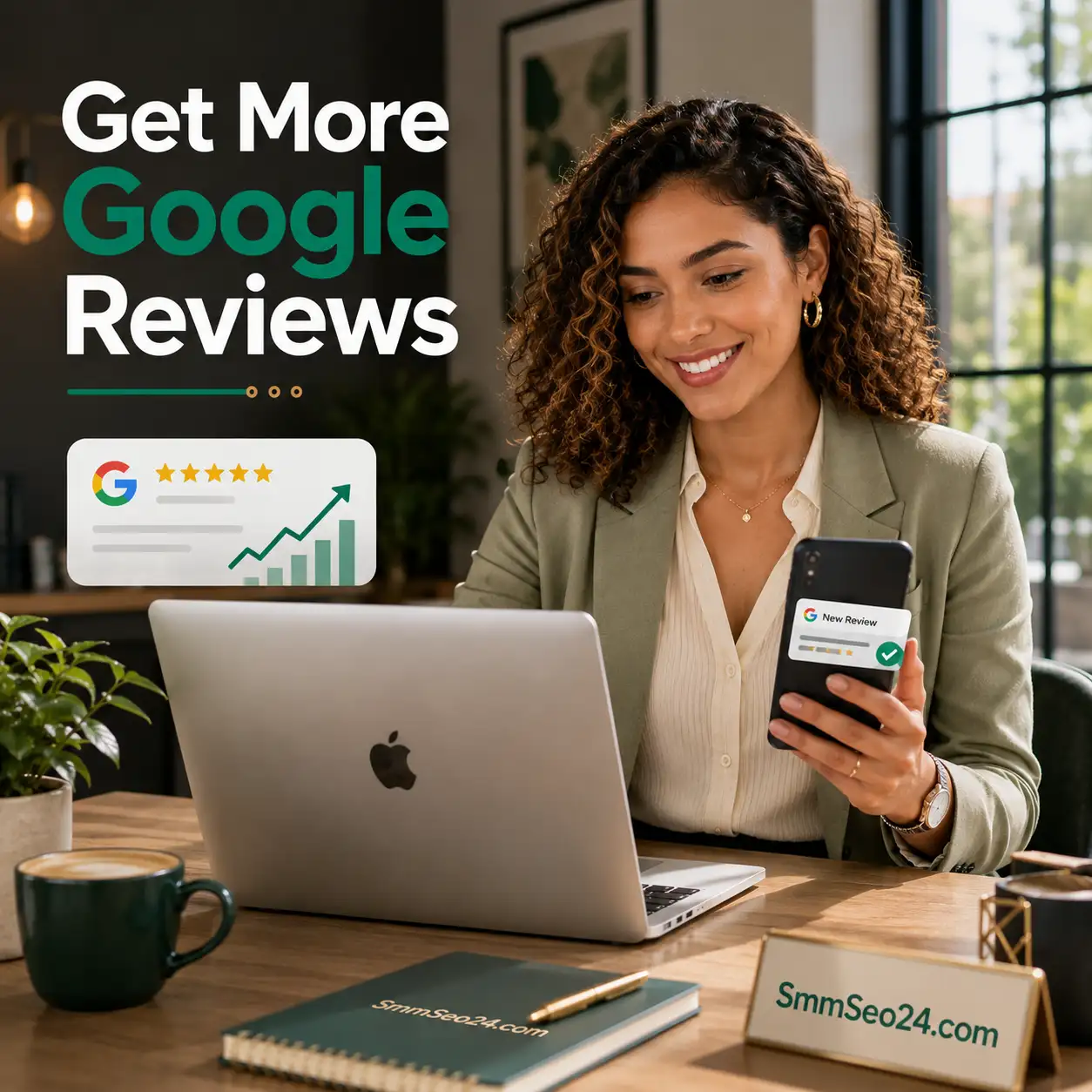 Real screenshot of responding to positive and negative customer reviews on Google Business Profile